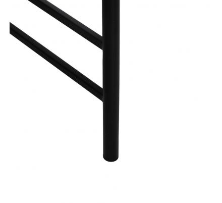 MESA CENTRO NATURAL-NEGRO MADERA-METAL 120 X 69 X 33 CM