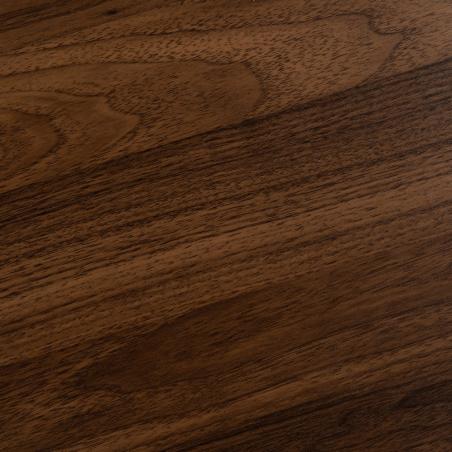 MESA CENTRO MARRÓN DM-METAL SALÓN 60 X 60 X 45 CM