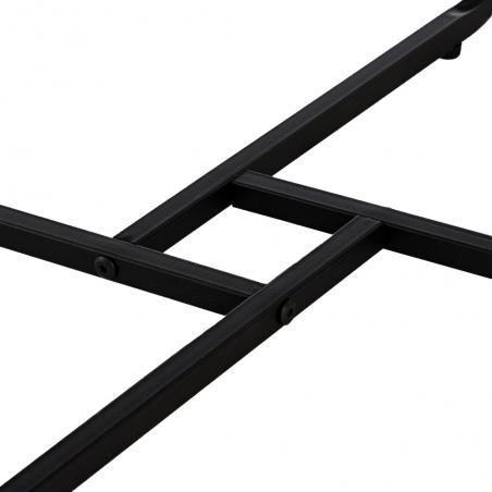 MESA CENTRO MARRÓN DM-METAL SALÓN 60 X 60 X 45 CM