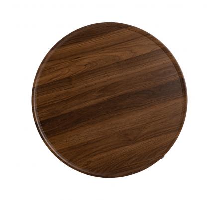 MESA CENTRO MARRÓN DM-METAL SALÓN 60 X 60 X 45 CM