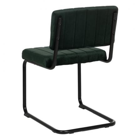 SILLA VERDE TEJIDO-METAL CONTRACT 48 X 56 X 82 CM