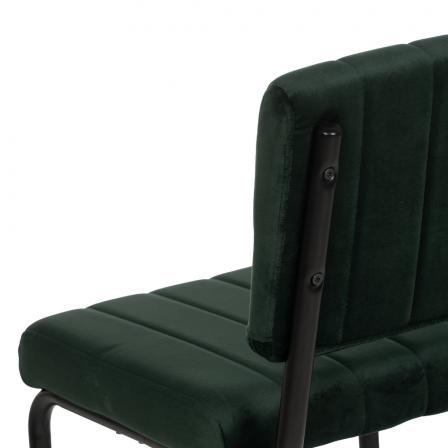 SILLA VERDE TEJIDO-METAL CONTRACT 48 X 56 X 82 CM