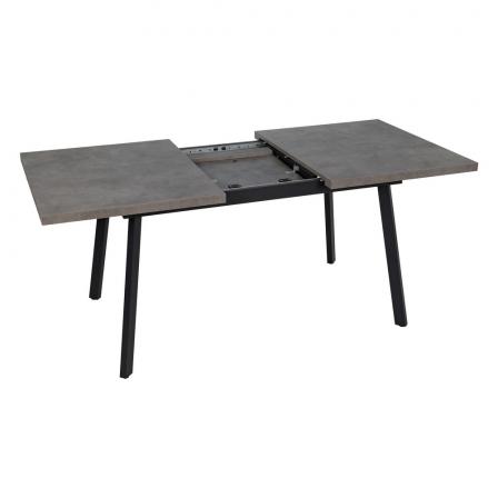 MESA EXTENSIBLE GRIS METAL-MADERA PAX 138 X 85 X 76 CM