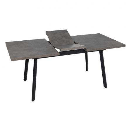 MESA EXTENSIBLE GRIS METAL-MADERA PAX 138 X 85 X 76 CM
