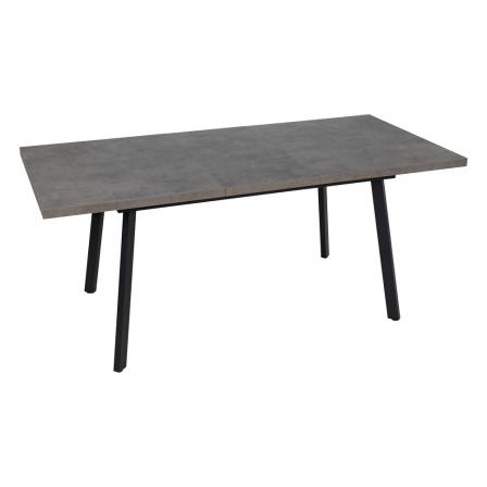 MESA EXTENSIBLE GRIS METAL-MADERA PAX 138 X 85 X 76 CM