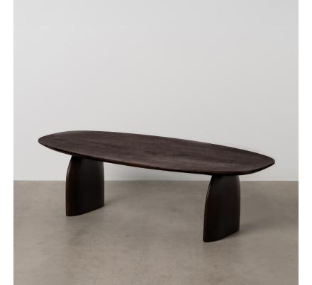 MESA CENTRO MARRÓN MADERA DE MANGO SALÓN 120 X 60 X 35 CM
