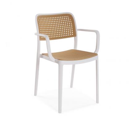 SILLA REPOSABRAZOS VENUS BLANC