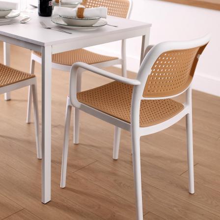 SILLA REPOSABRAZOS VENUS BLANC