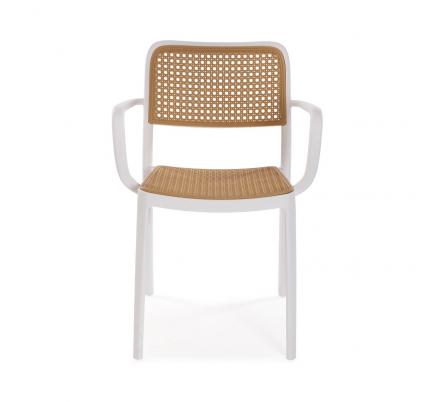 SILLA REPOSABRAZOS VENUS BLANC
