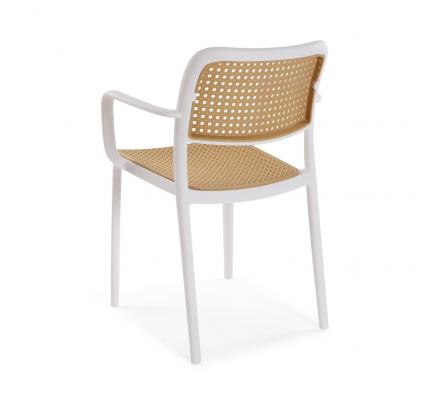 SILLA REPOSABRAZOS VENUS BLANC