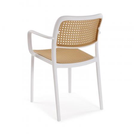 SILLA REPOSABRAZOS VENUS BLANC