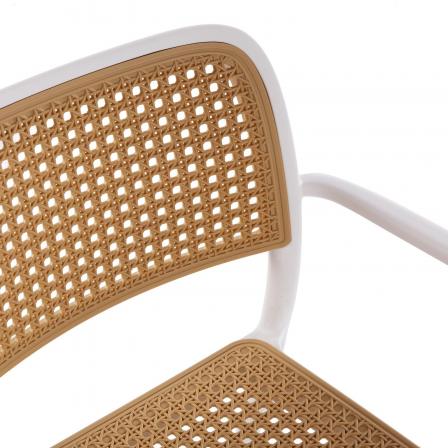 SILLA REPOSABRAZOS VENUS BLANC