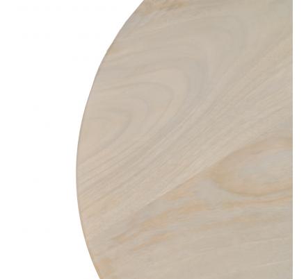 MESA CENTRO BLANCO MADERA DE MANGO SALÓN 107 X 71 X 38 CM