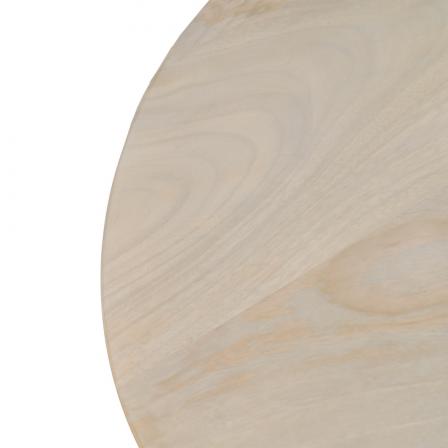 MESA CENTRO BLANCO MADERA DE MANGO SALÓN 107 X 71 X 38 CM