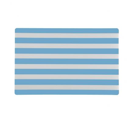 SALVAMANTEL RAYAS AZUL CLARO