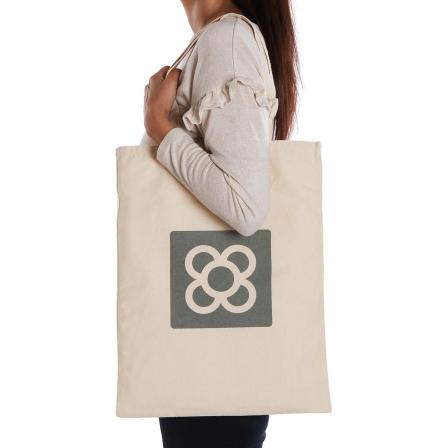 BOLSO COMPRA BALDOSA BARCELONA GRIS