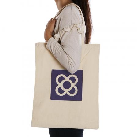 BOLSO COMPRA BALDOSA BARCELONA MORADO