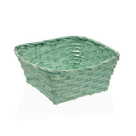 CESTA CUADRADA DE 20 X 20 AZUL
