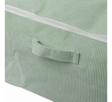CAJA ALMACENAMIENTO CORDUROY MENTA M