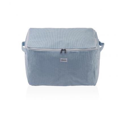 CAJA ALMACENAMIENTO CORDUROY AZUL M