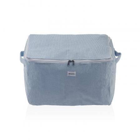 CAJA ALMACENAMIENTO CORDUROY AZUL M