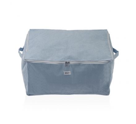 CAJA ALMACENAMIENTO CORDUROY GRIS OSCURO L