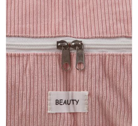 CAJA ALMACENAMIENTO CORDUROY ROSA XL