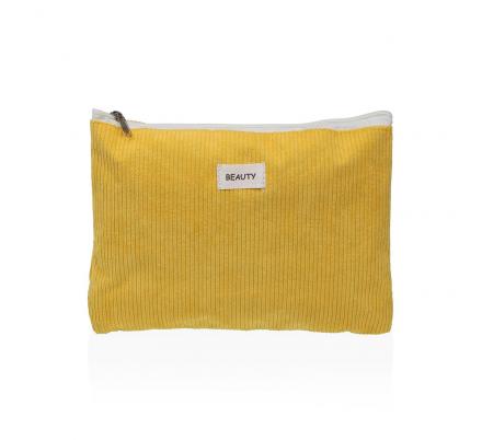 NECESER CORDUROY AMARILLO 27X19CM