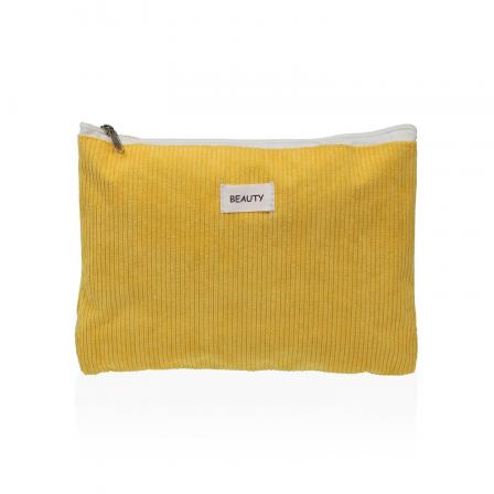 NECESER CORDUROY AMARILLO 27X19CM