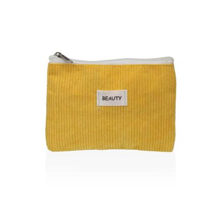 NECESER CORDUROY AMARILLO 17X12CM