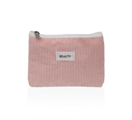 NECESER CORDUROY ROSA 17X12CM