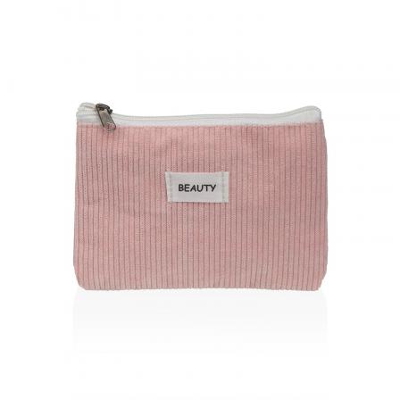 NECESER CORDUROY ROSA 17X12CM