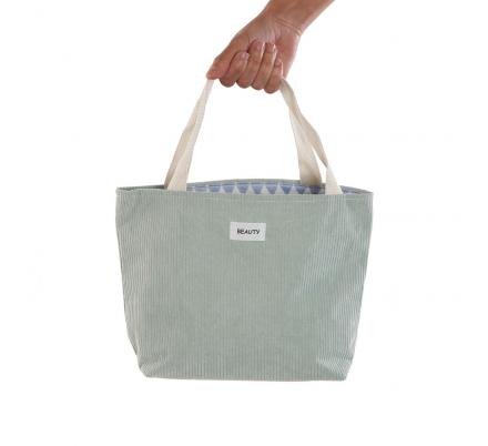 BOLSA  CORDUROY MENTA