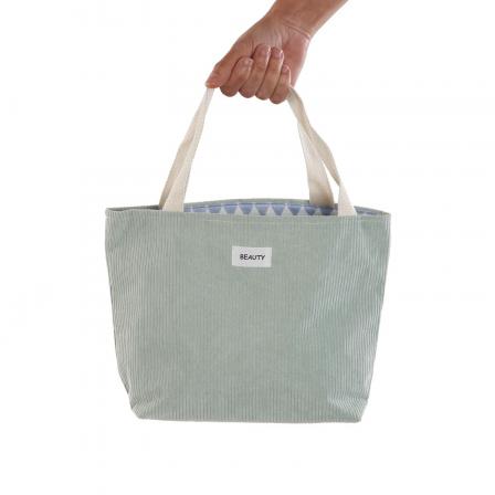 BOLSA  CORDUROY MENTA