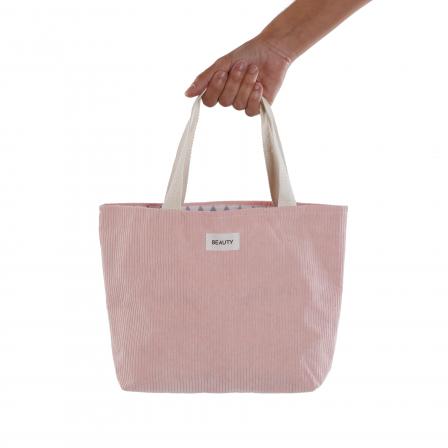 BOLSA  CORDUROY ROSA