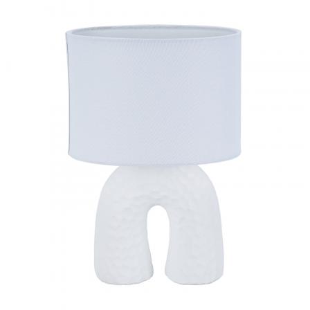 LAMPARA DE MESA ARCO BLANCO