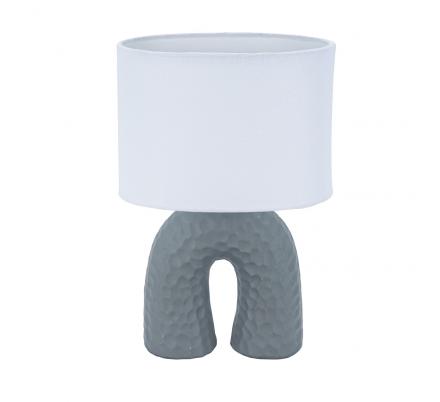 LAMPARA DE MESA ARCO GRIS