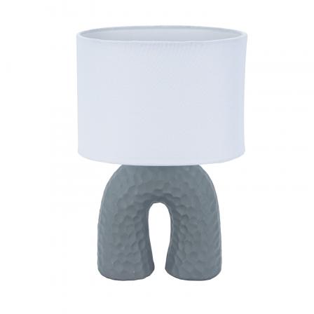 LAMPARA DE MESA ARCO GRIS