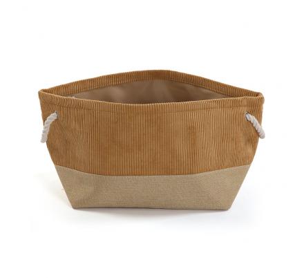 CESTA  CORDUROY  MARRON