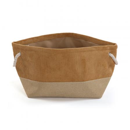 CESTA  CORDUROY  MARRON
