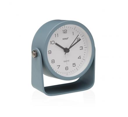 RELOJ DE MESA DESPERTADOR ALURA AZUL