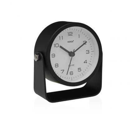 RELOJ DE MESA DESPERTADOR ALURA NEGRO