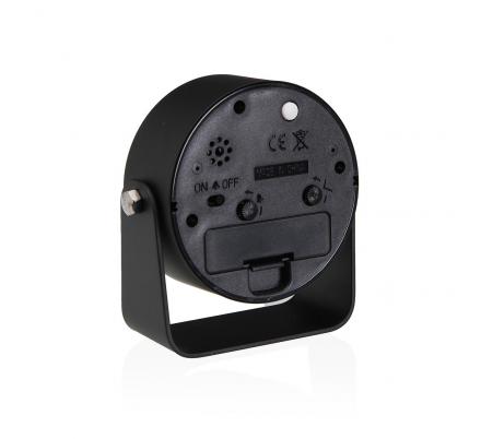 RELOJ DE MESA DESPERTADOR ALURA NEGRO