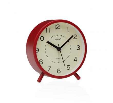 RELOJ DE MESA DESPERTADOR ZEAL ROJO