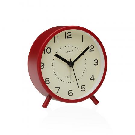 RELOJ DE MESA DESPERTADOR ZEAL ROJO