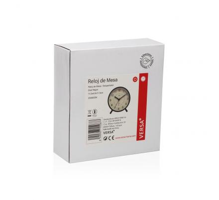 RELOJ DE MESA DESPERTADOR ZEAL NEGRO