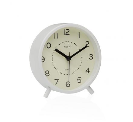 RELOJ DE MESA DESPERTADOR ZEAL BLANCO