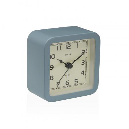 RELOJ DE MESA DESPERTADOR ALVO AZUL