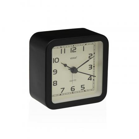 RELOJ DE MESA DESPERTADOR ALVO NEGRO