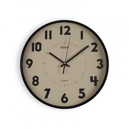 RELOJ DE PARED BEIGE 30CM